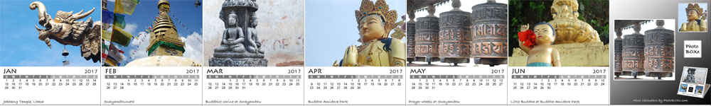 PhotoBOXx CD calendar preview